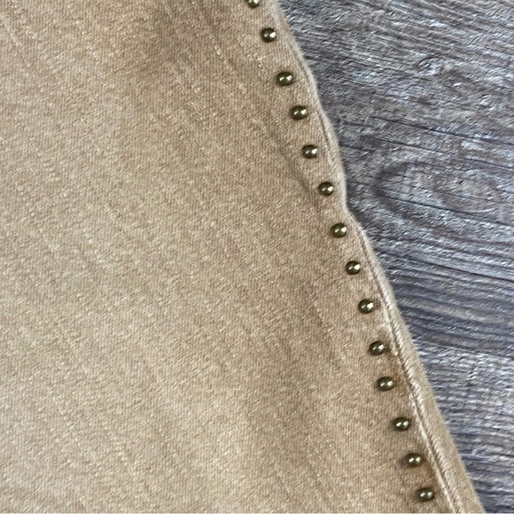 Lauren Ralph Lauren Jeans Women 16W Tan Bootcut Studded Western Cowgirl Denim - Picture 8 of 9